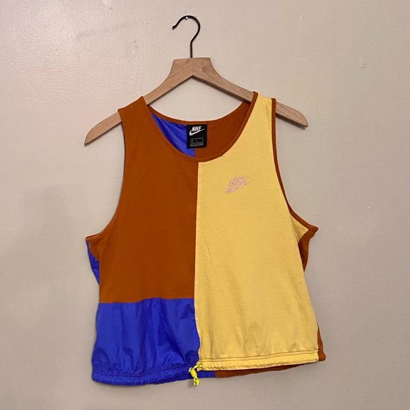 Retro Nike Color Block Tank - Picture 1 of 5